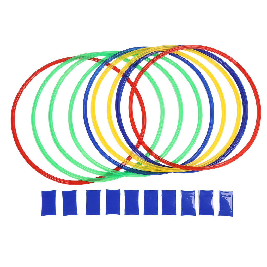 Jeu de Cerceaux Connectables – Agilité et Fun 10 cerceaux + 10 connecteurs